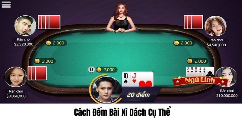 cách đếm bài xì dách